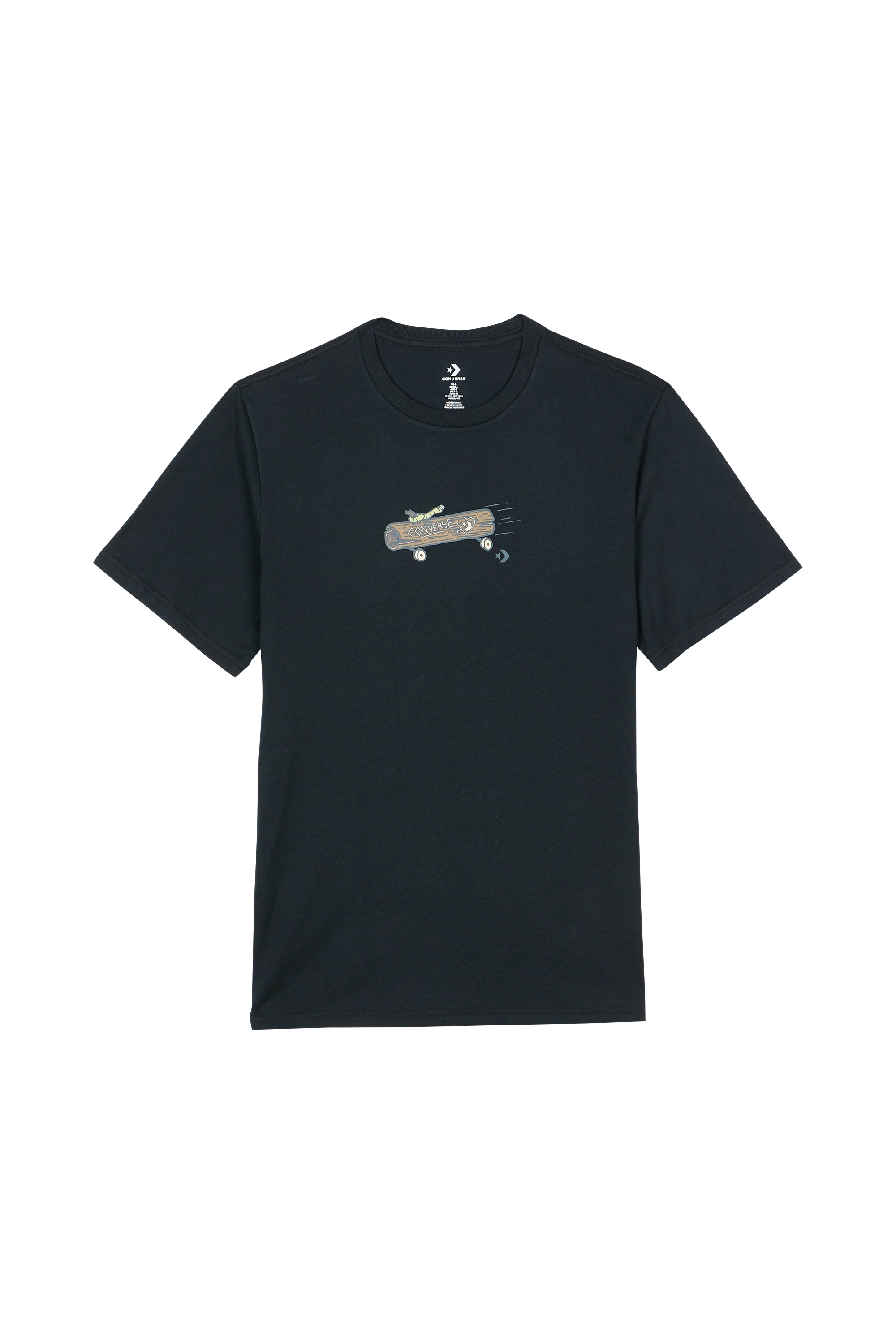 CONVERSE T-shirt  ALL STAR LOGO Noir