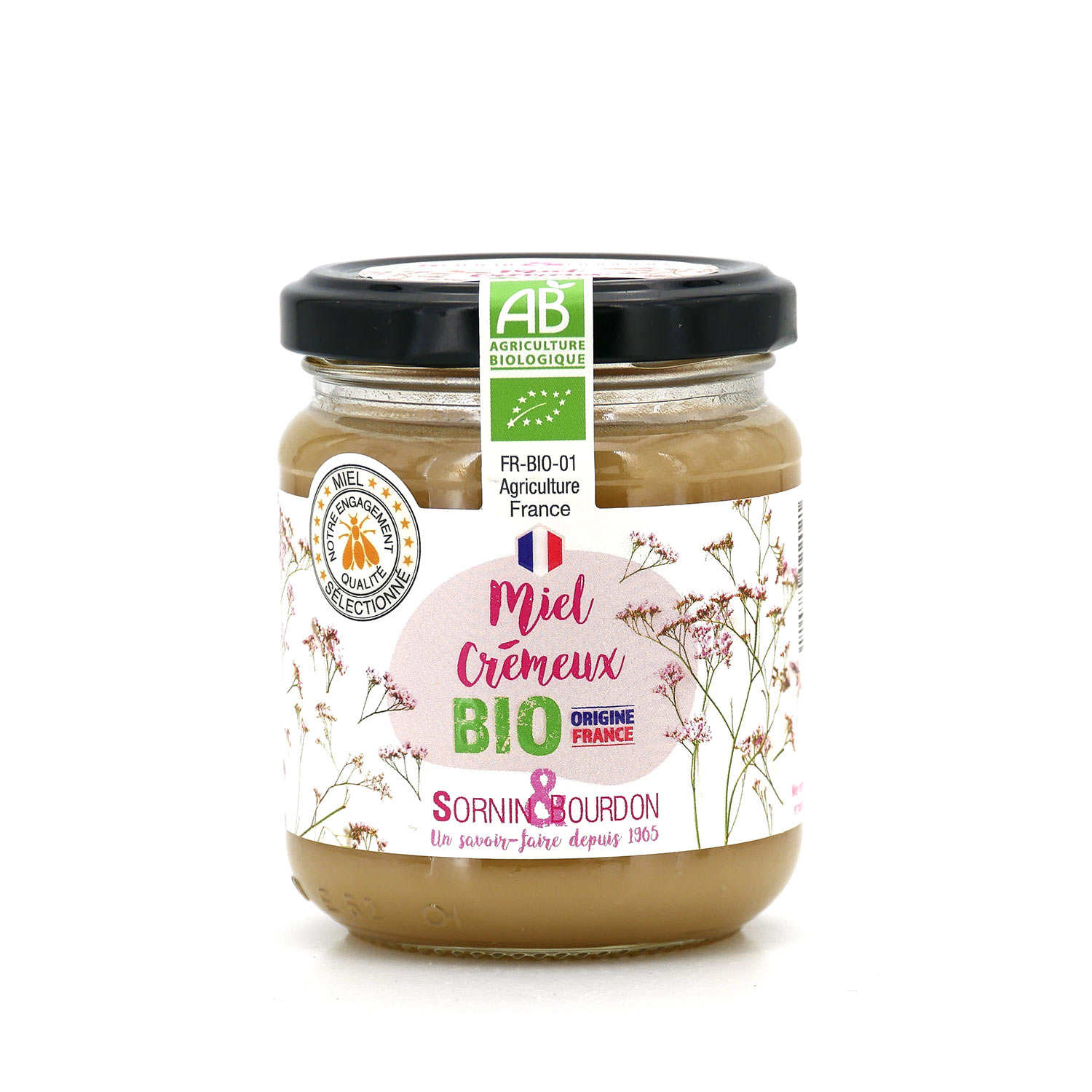 Miel crémeux bio de France