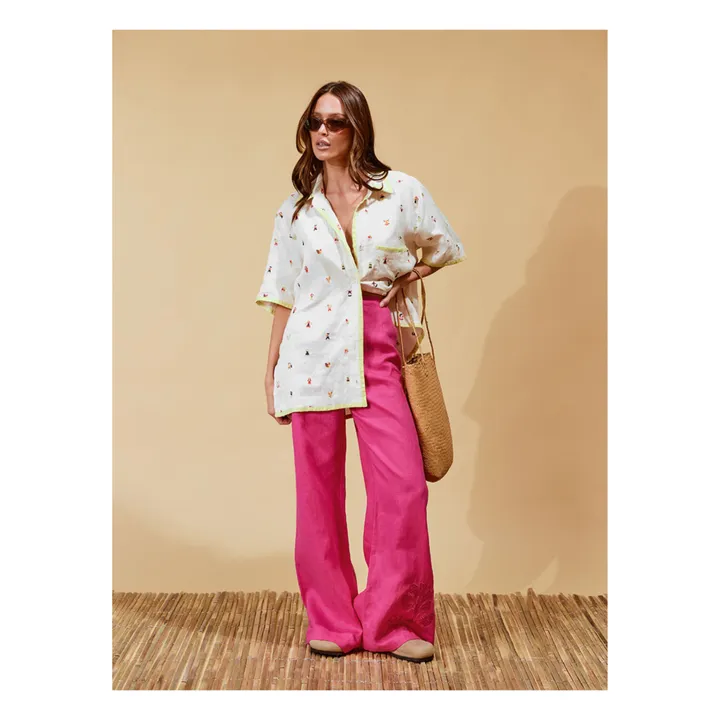 Soleil Soleil Chemise Darcy Broderies Lin | Ecru