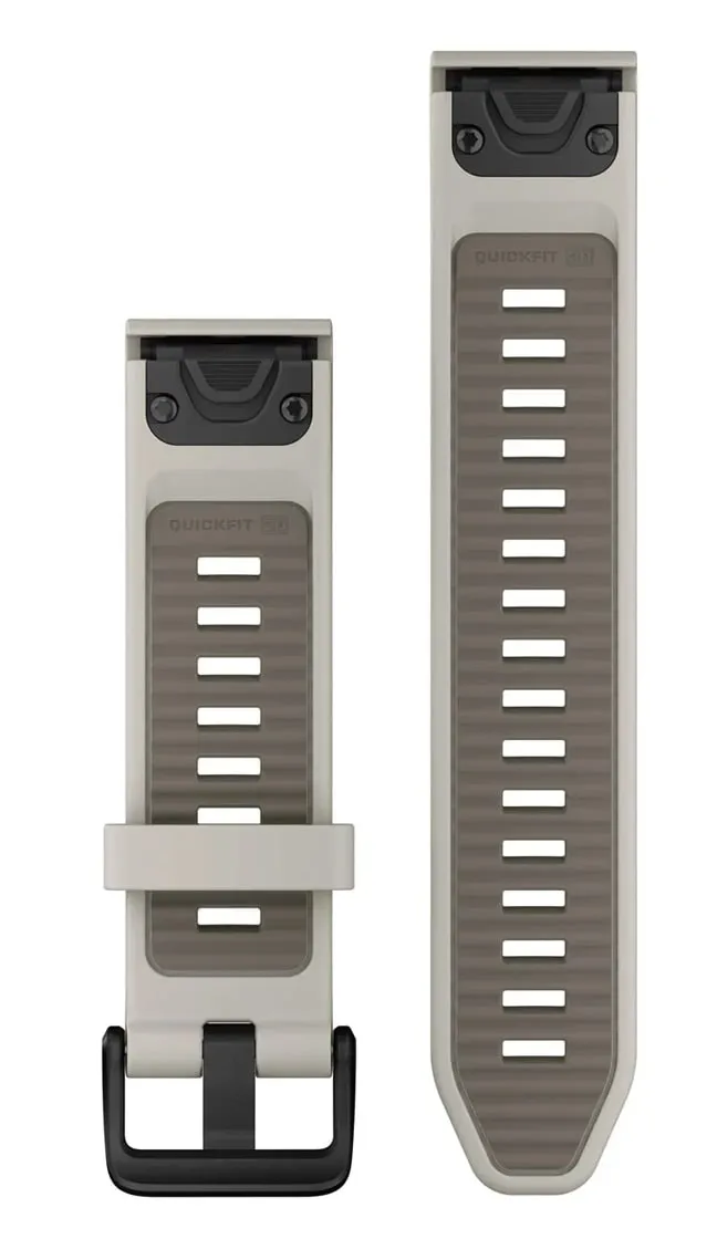 Garmin Quickfit Watch Bands 20mm Fog Gray/dark Sandstone Silicone
