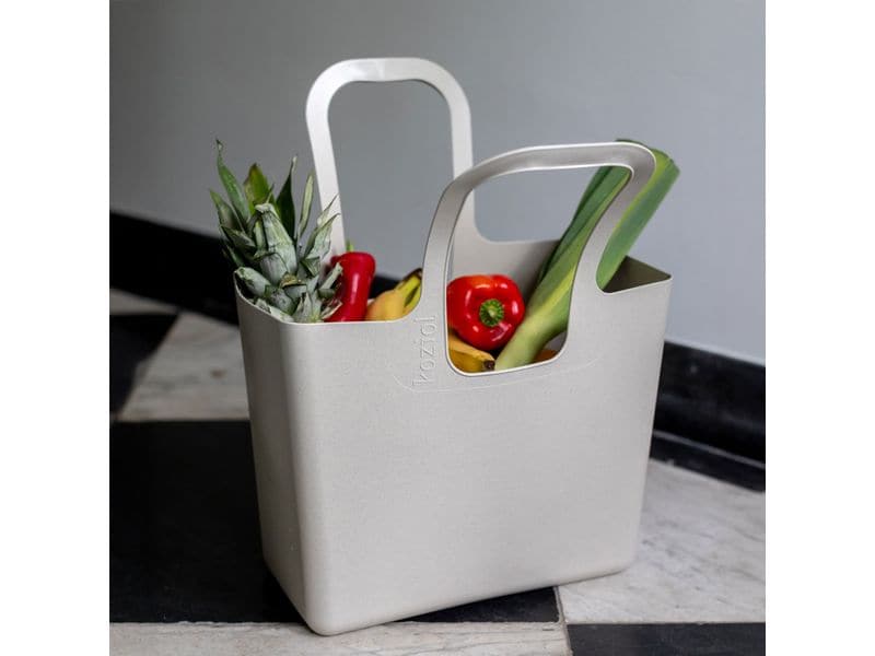 Koziol Einkaufstasche XL Desert Sand Wiederverwendbare XL-Tasche mit hoher Tragkraft und stabilem Design
