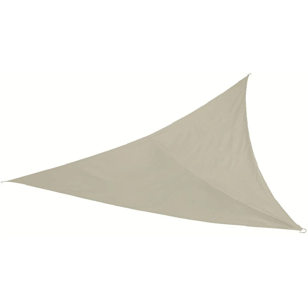 Voile d’ombrage triangulaire Delta 300x300 cm taupe