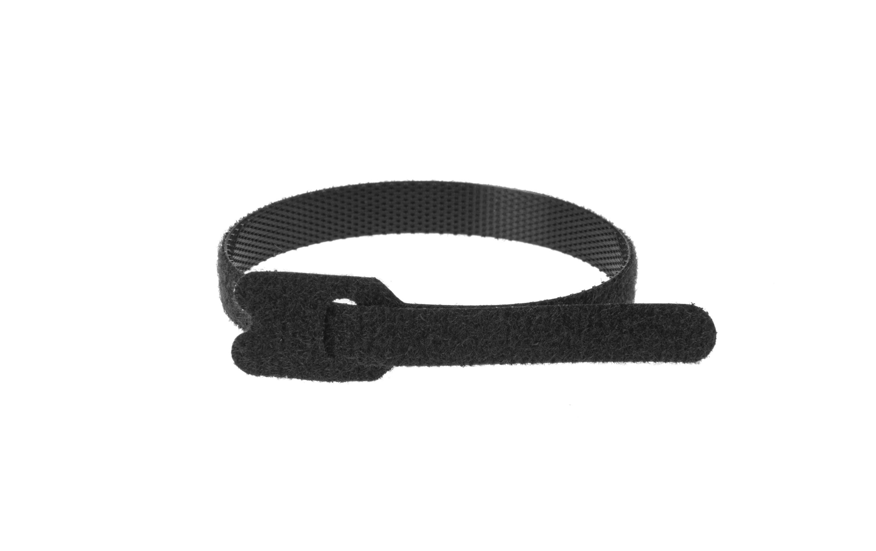 Klettkabelbinder ETK-7-2 7 x 200 mm Schwarz, 10 StückKabelmanagement mit Klettverschlusssystem