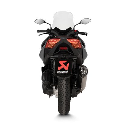 Silencieux Akrapovic Inox embout Carbone - Gris