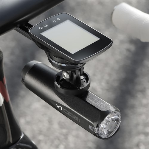 2600mAh Wiederaufladbares Aluminium USB Fahrrad Licht Intelligentes Velo LED Warnlicht IPX5 (600 Lumen) - Schwarz