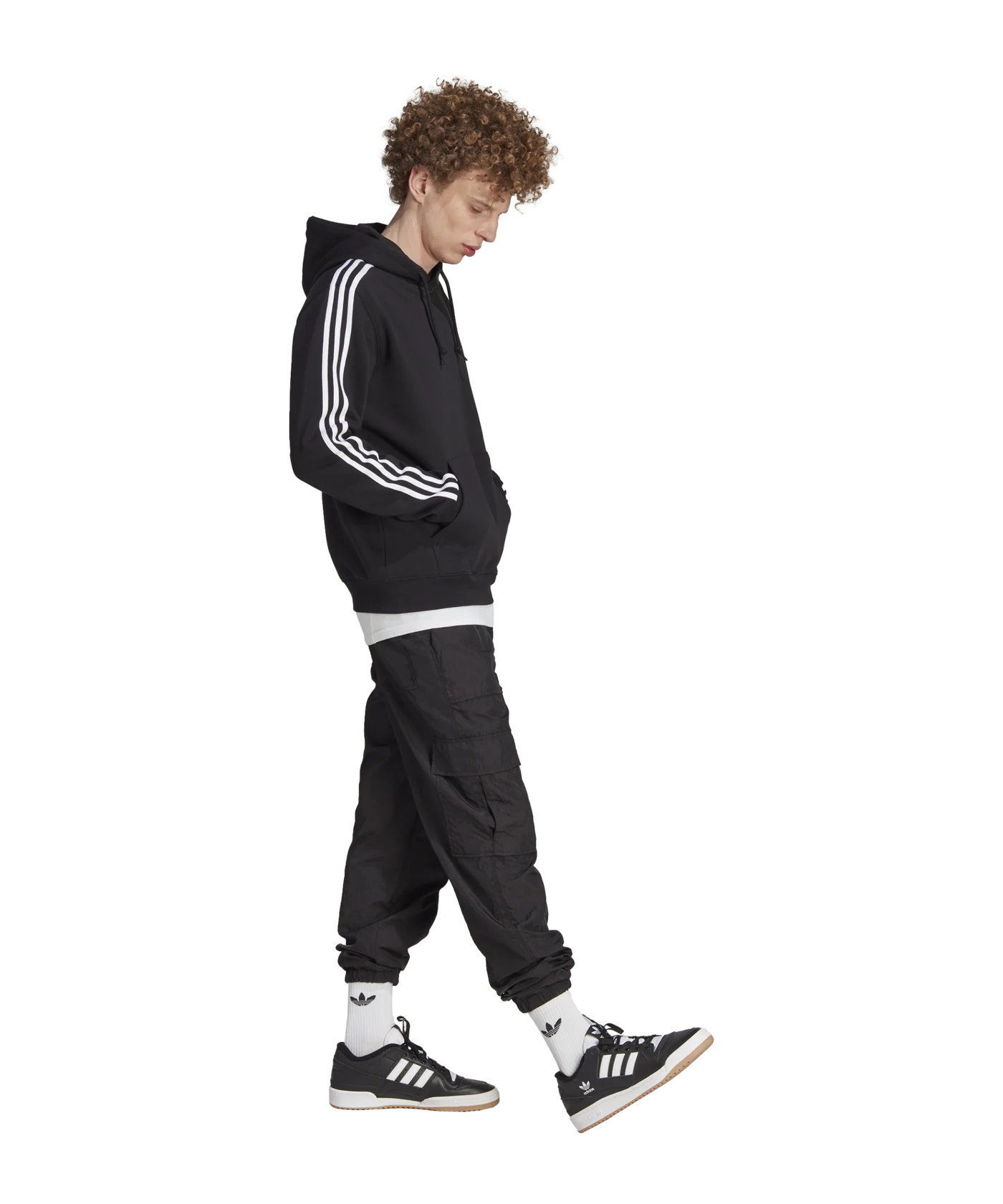 adidas Originals 3S Hoody Schwarz