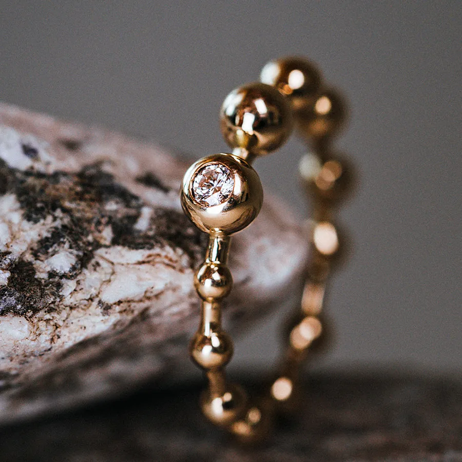 Bague perle Cosmic Dreams avec pierre Maren Jewellery