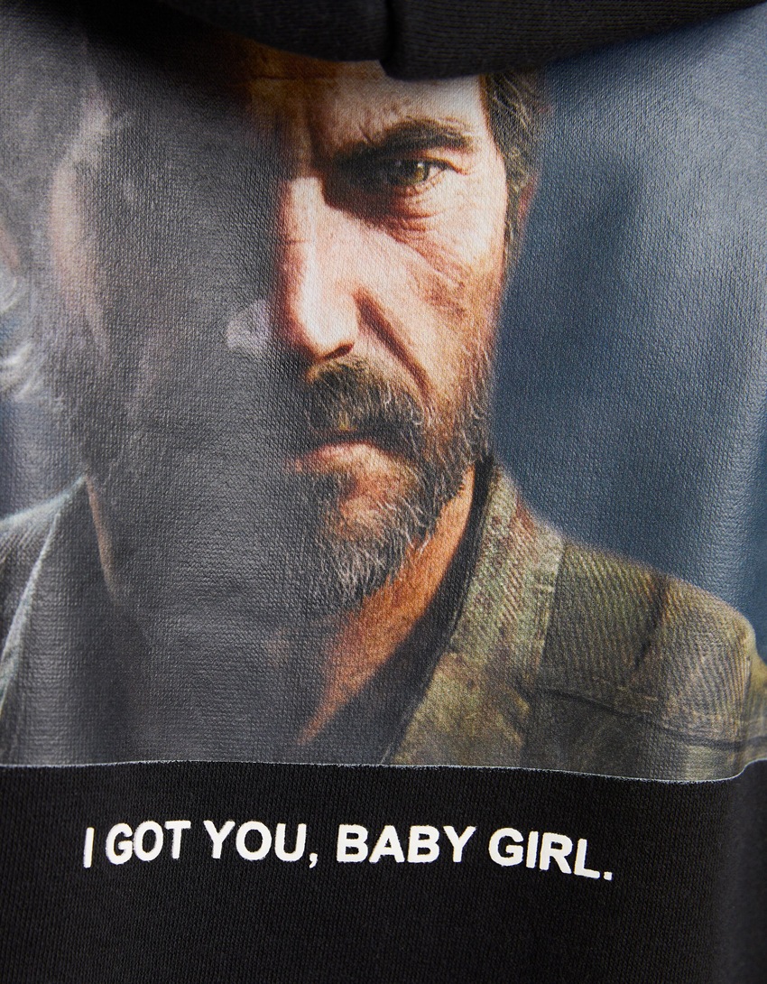 Moletom com capuz estampado de The Last of Us