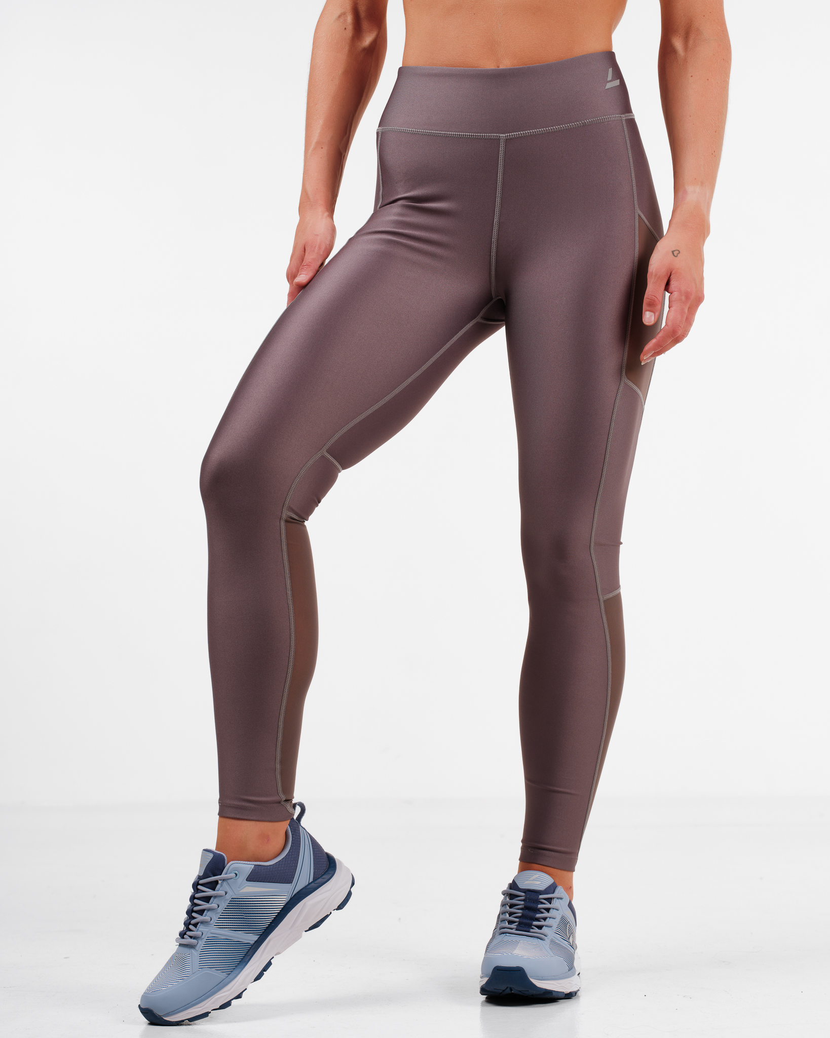 LEVITY Fast Track Mesh Tights Grey