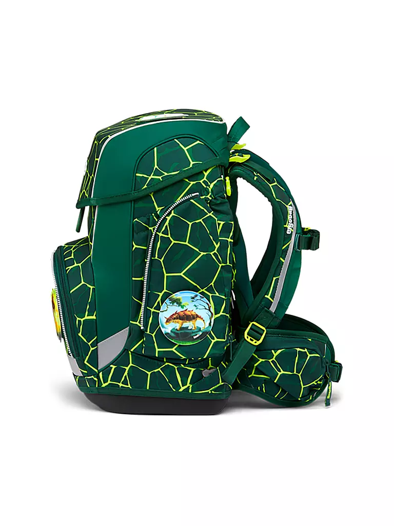 ERGOBAG Schultaschen Set 5tlg CUBO - BärRex dunkelgrün
