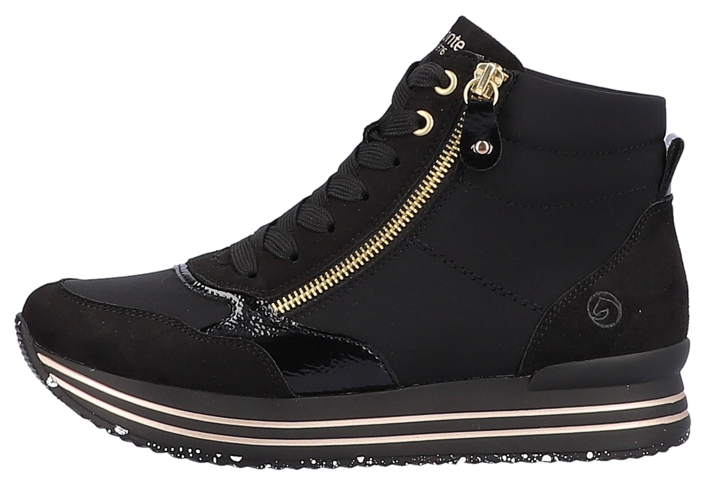 Remonte Sneaker  mit praktischem Wechselfussbett, Freizeitschuh, Halbschuh, Schnürschuh
