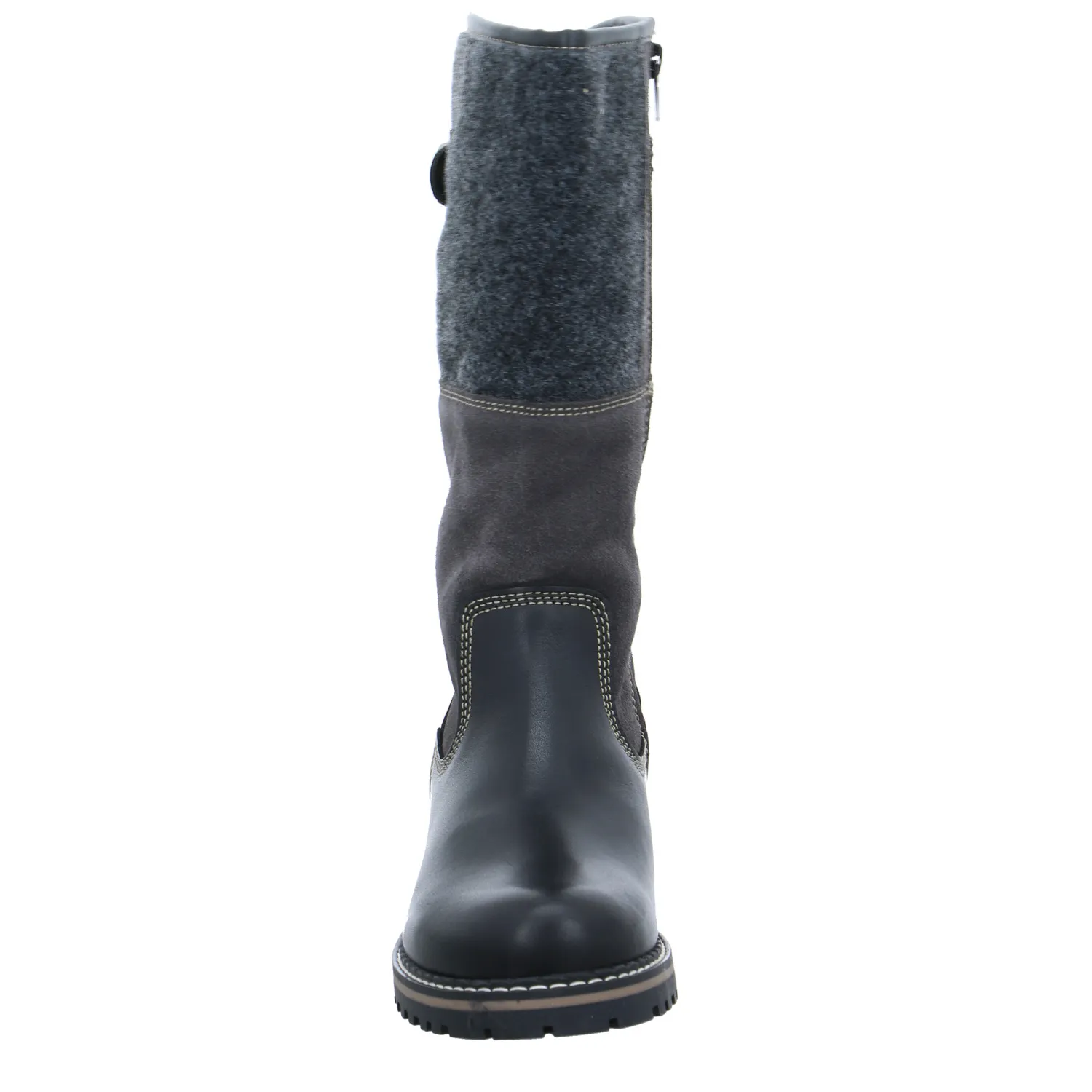 TAMARIS Stiefel Schwarz Leder  mit Tex-Membrane