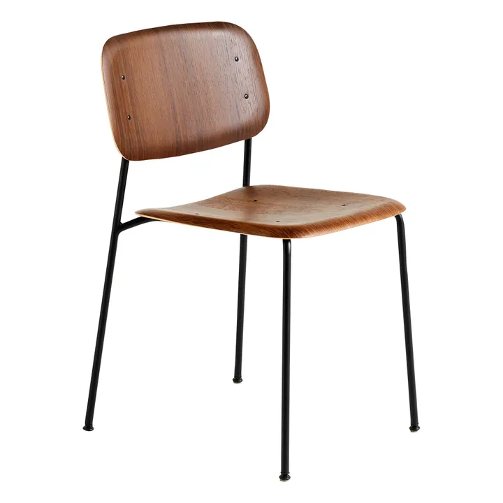 Hay Chaise Soft edge en bois | Bois foncé