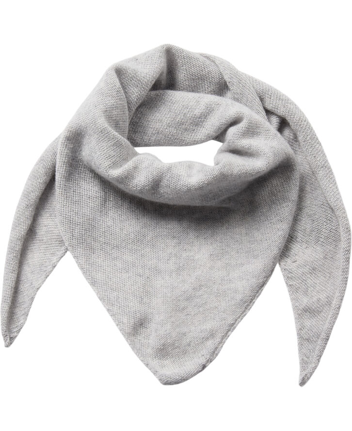 Magasin du Nord Collection 7680 Batik Triangle Scarf Grey