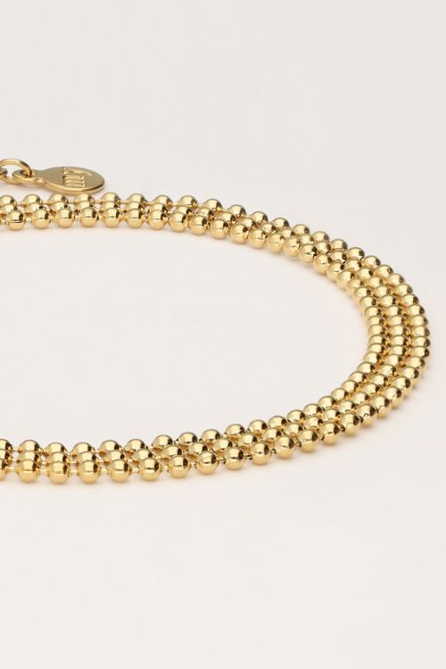 Iconic armband met bolletjes