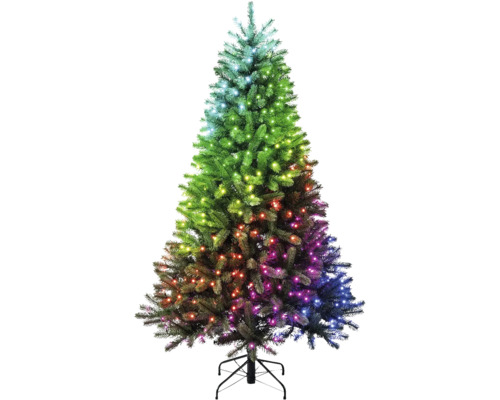 Kunstkerstboom, kunststof, Twinkly, Ø 106 cm, H 180 cm, incl. kleurrijke LED's