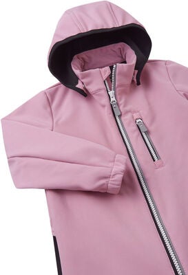 Reima Nurmes Softshelldress, Grey Pink