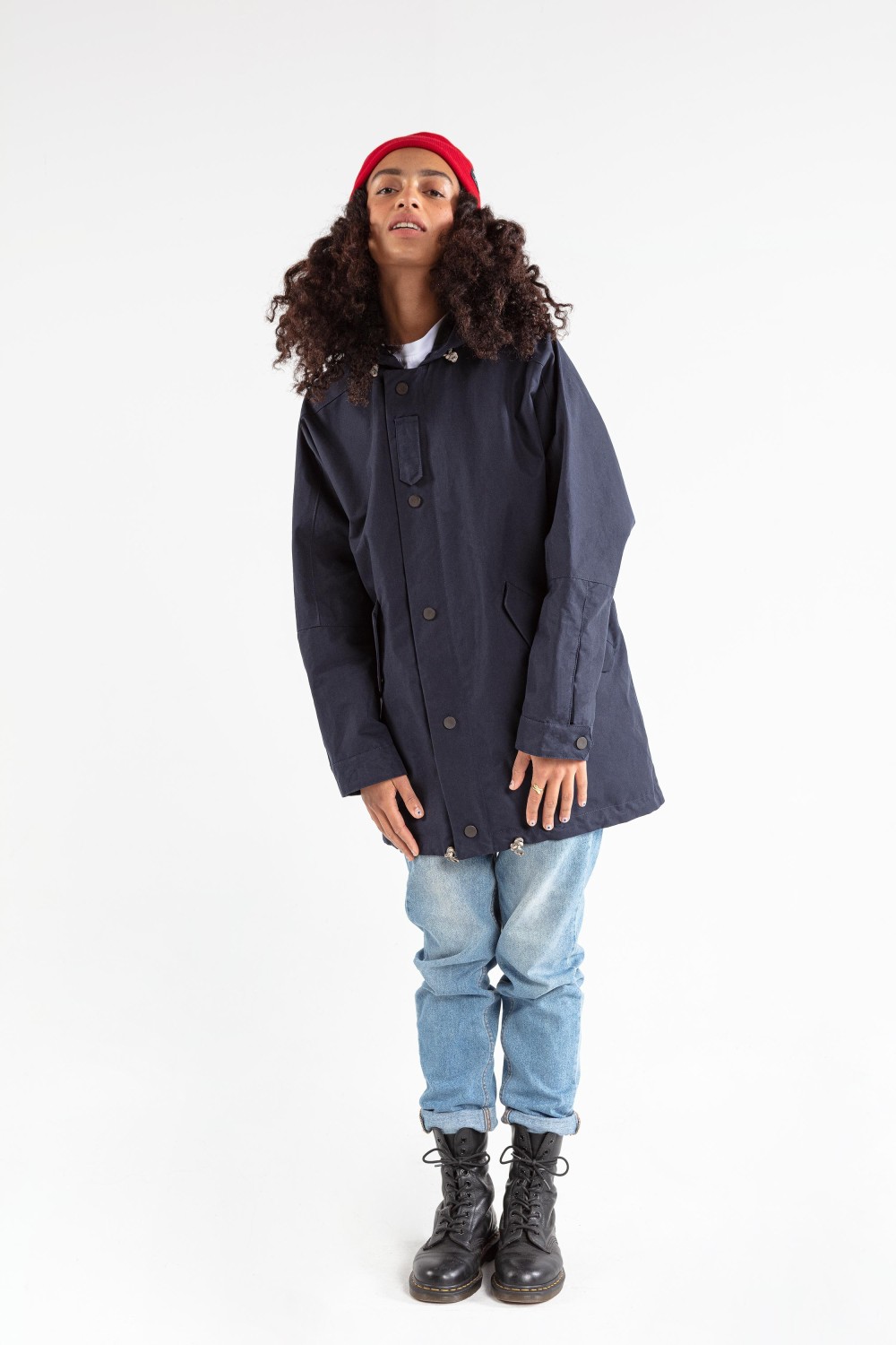 Jeckybeng The Ladies Coat Dark Navy