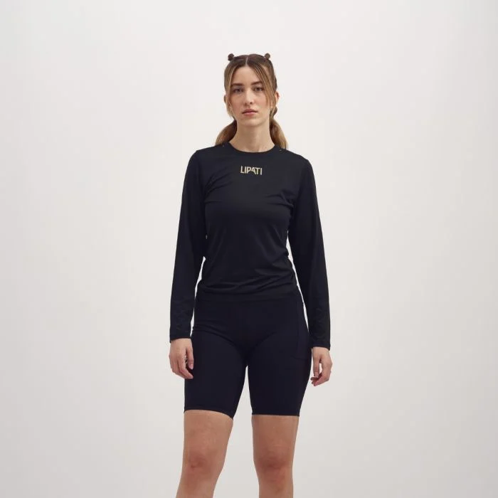 Lipati Dame Trøjer Leeward LS Tee Sort