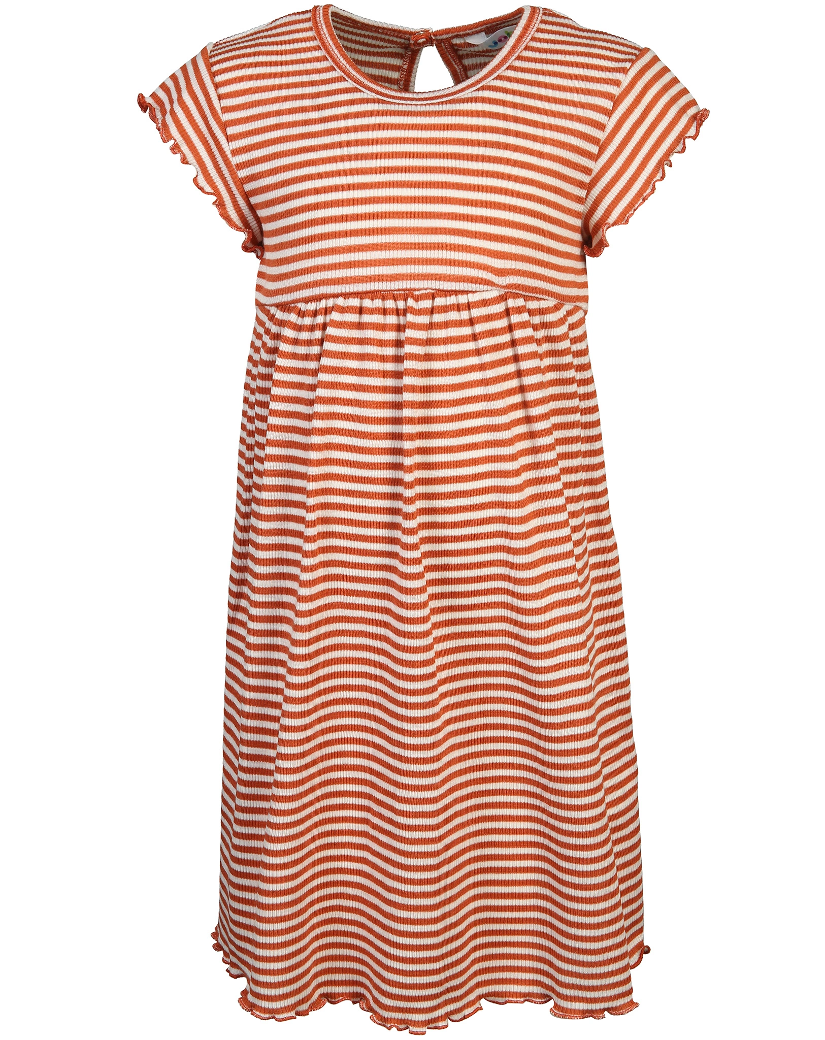 Kurzarm-Kleid 4028 SILK in redstripe