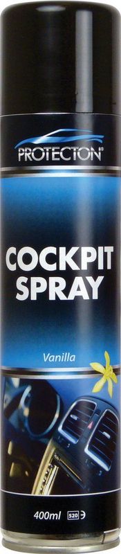 Protecton - Cockpitspray - Zwart - Aluminium - 400ml