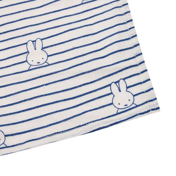 Jollein Miffy Hydrofiel Doek - 115 x 115 cm - Stripe Biscuit - 2 Stuks
