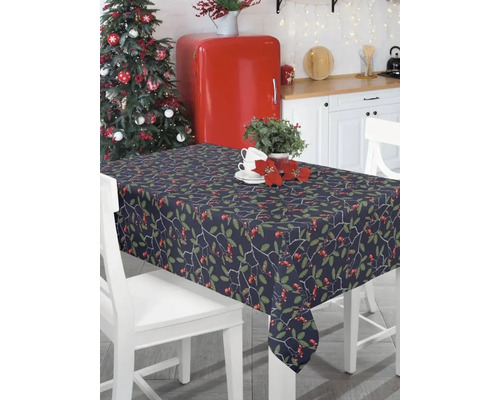 Tafelkleed van tafelzeil Winter Berries 100 x 140