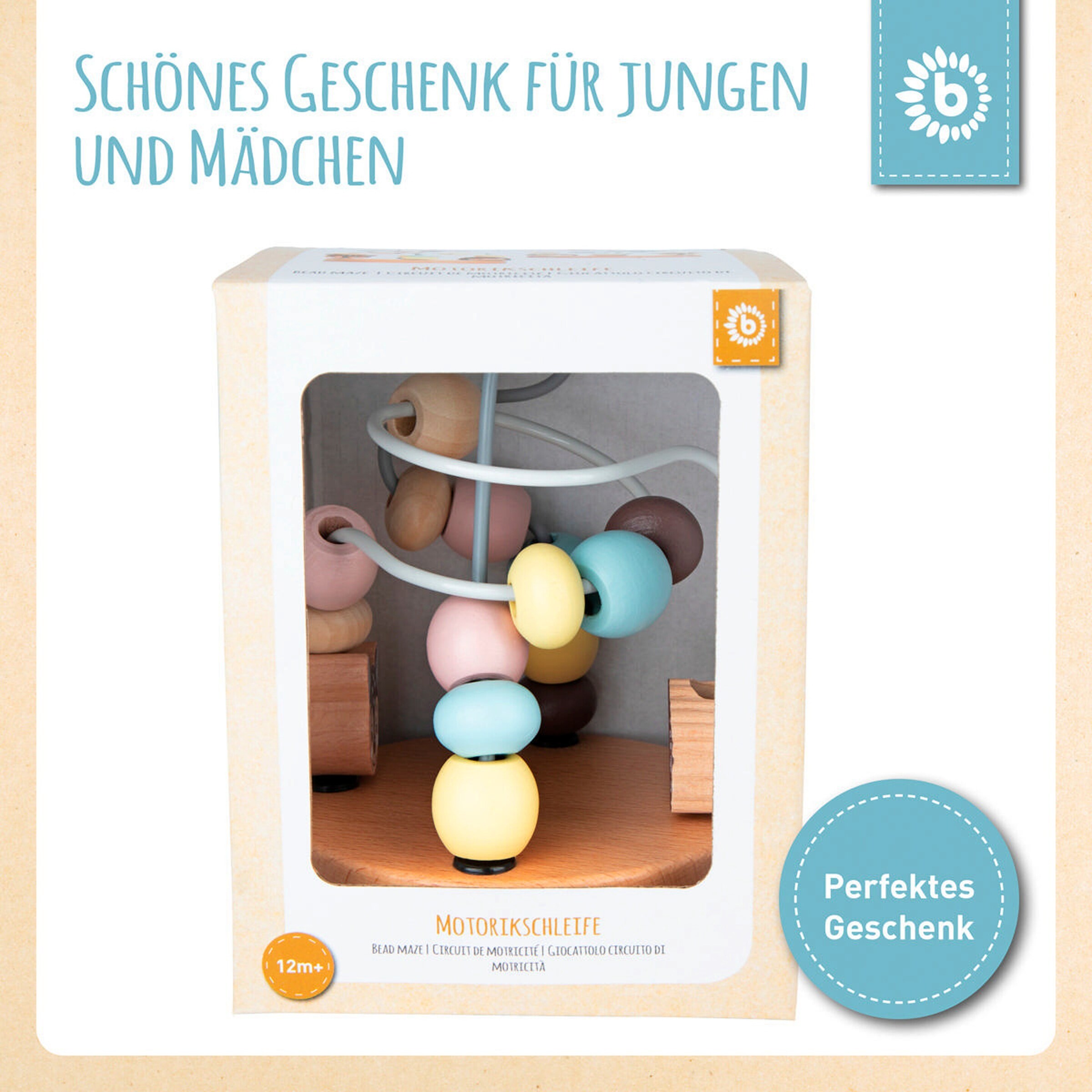 Bieco Motorikschleife - ab 12 Monate Mehrfarbig