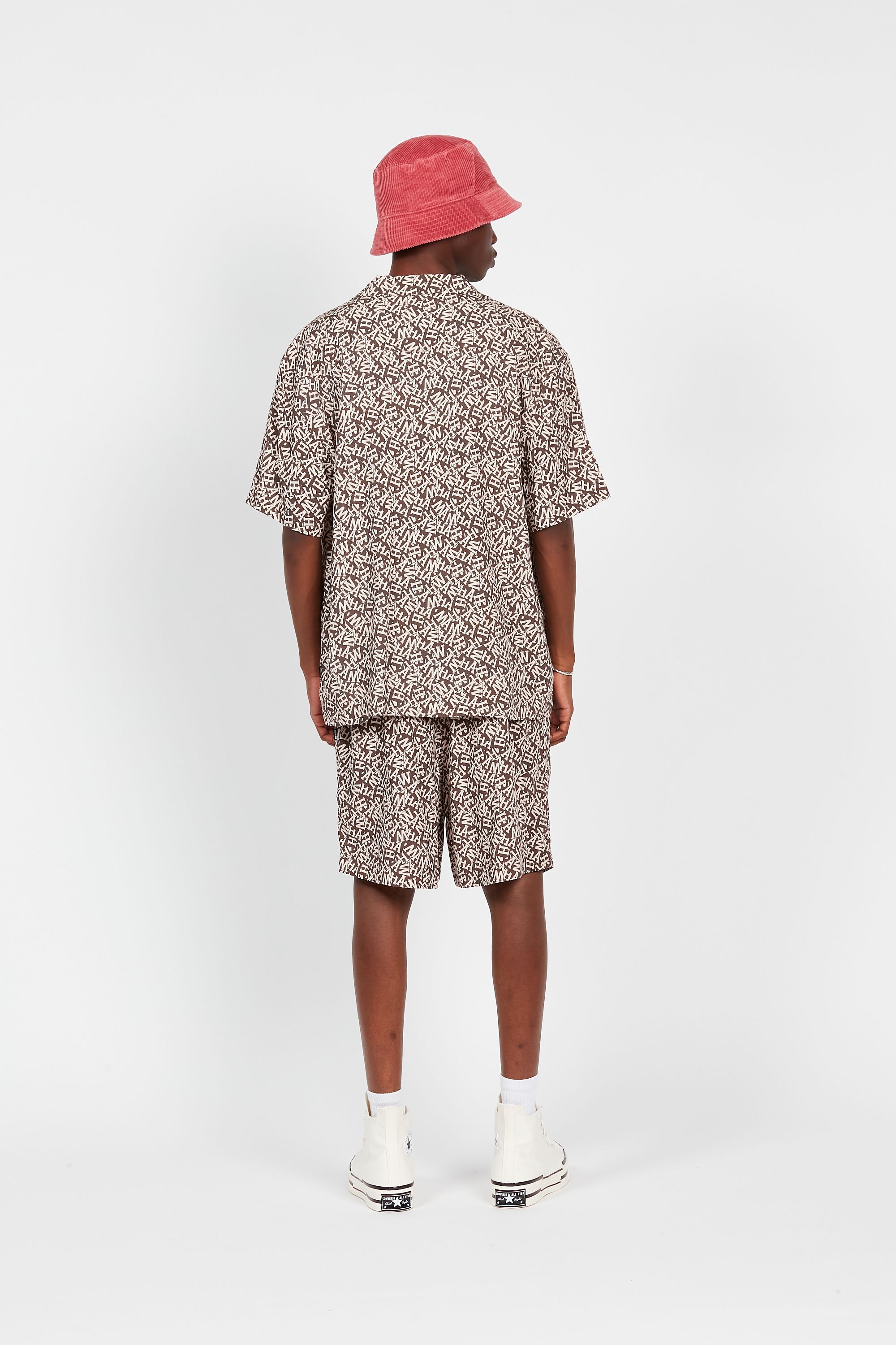 HUMAN WITH ATTITUDE Chemise bowling Marron