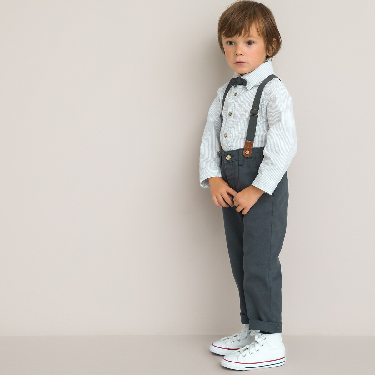 COLEÇÃO LA REDOUTE<br>Conjunto de 2 peças, camisa e calça
