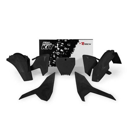 Kit plastiques R-tech Husqvarna Noir - Noir