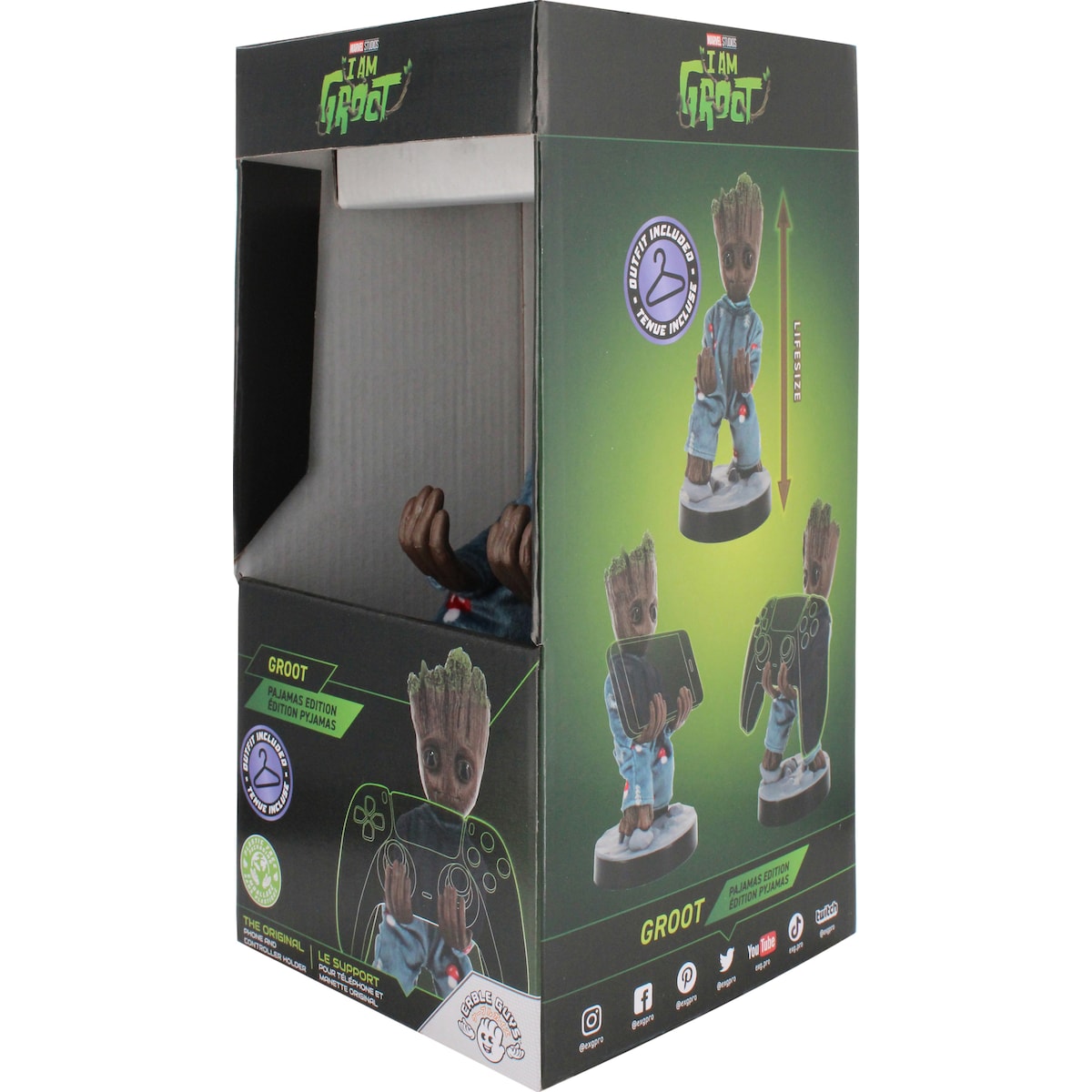 Cable Guys holder for telefon/kontroller figur (Toddler Groot)