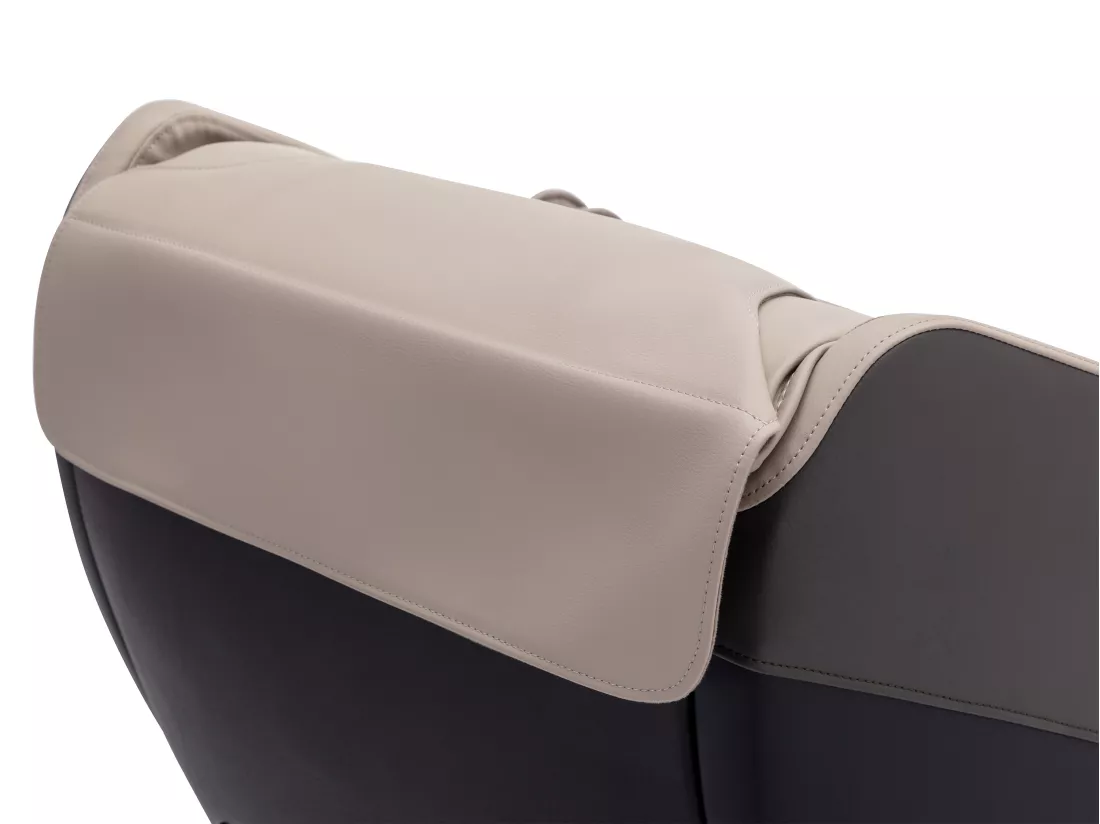 Fauteuil massant en simili -Système zero gravité - Beige - MOWATA