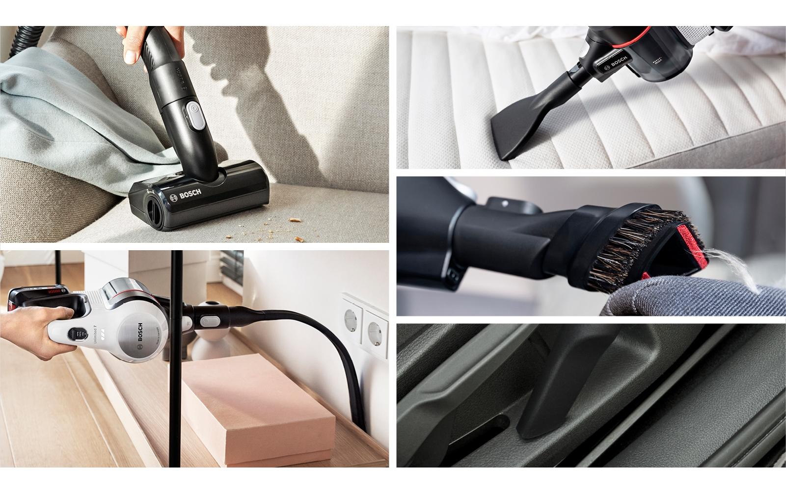 Akku-Hand- und Stielsauger Unlimited 7 BKS711MTB Weiss<br>Kabelloser Akkustaubsauger