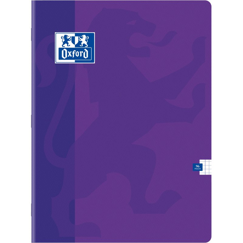 Cahier classique Oxford 24 x 32 cm assorti - 5 x 5 - 96 pages