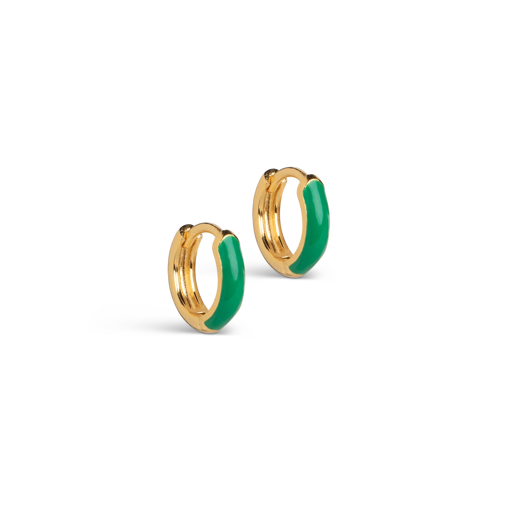 ENAMEL Copenhagen  Chunky hoops - Grass Green