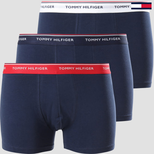 Lot De 3 Boxers Premium Essentials 3842 Bleu Marine