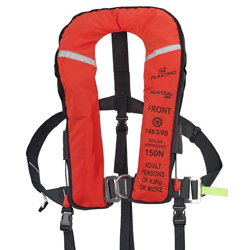 Gilet De Sauvetage Plastimo Solas Austral 180 - Rouge