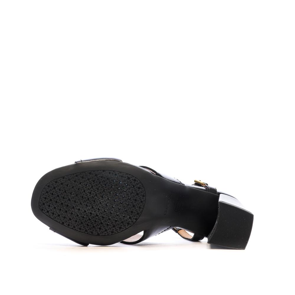 Sandales Noires Femme Geox Neraklia