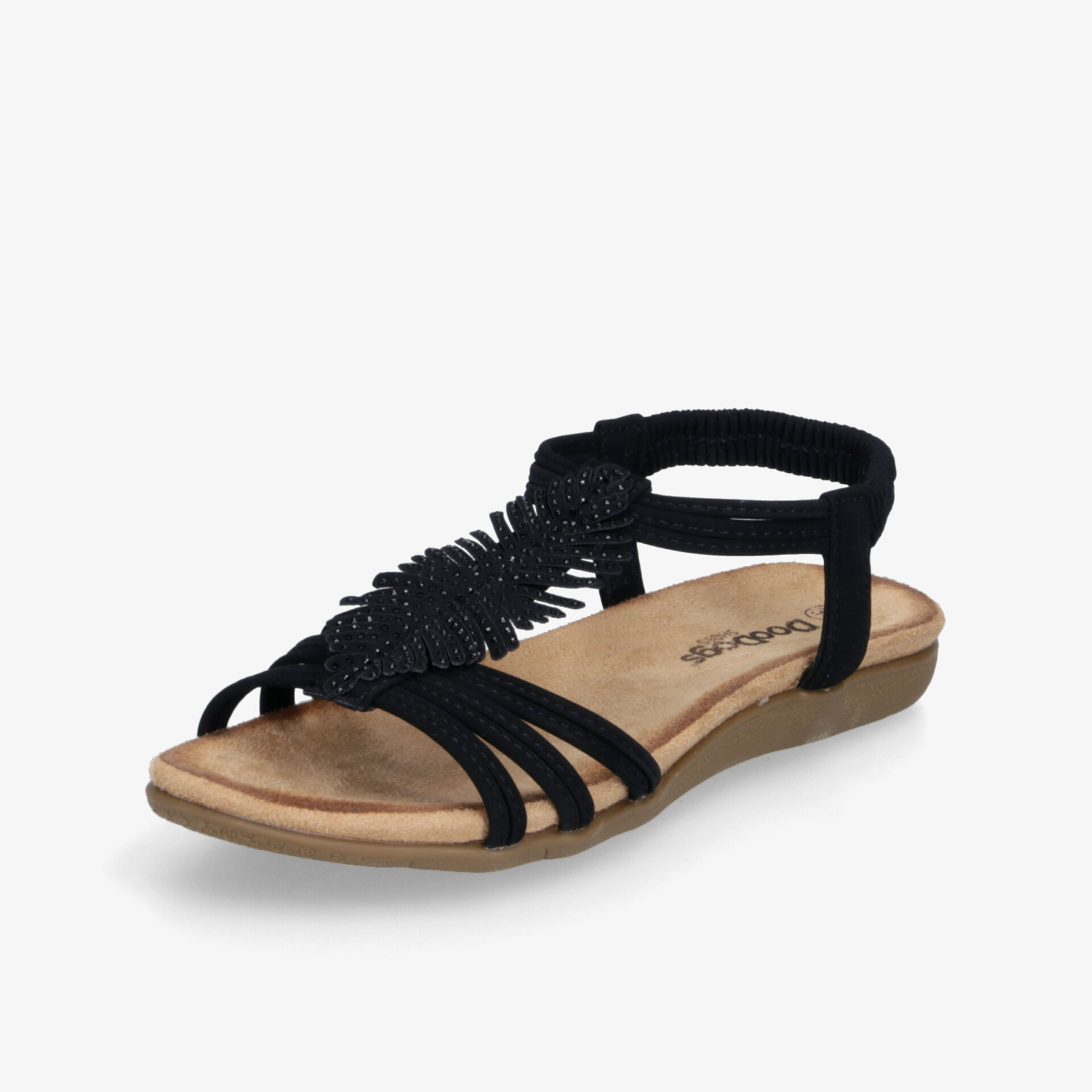DooDogs Kinder Sandalen schwarz