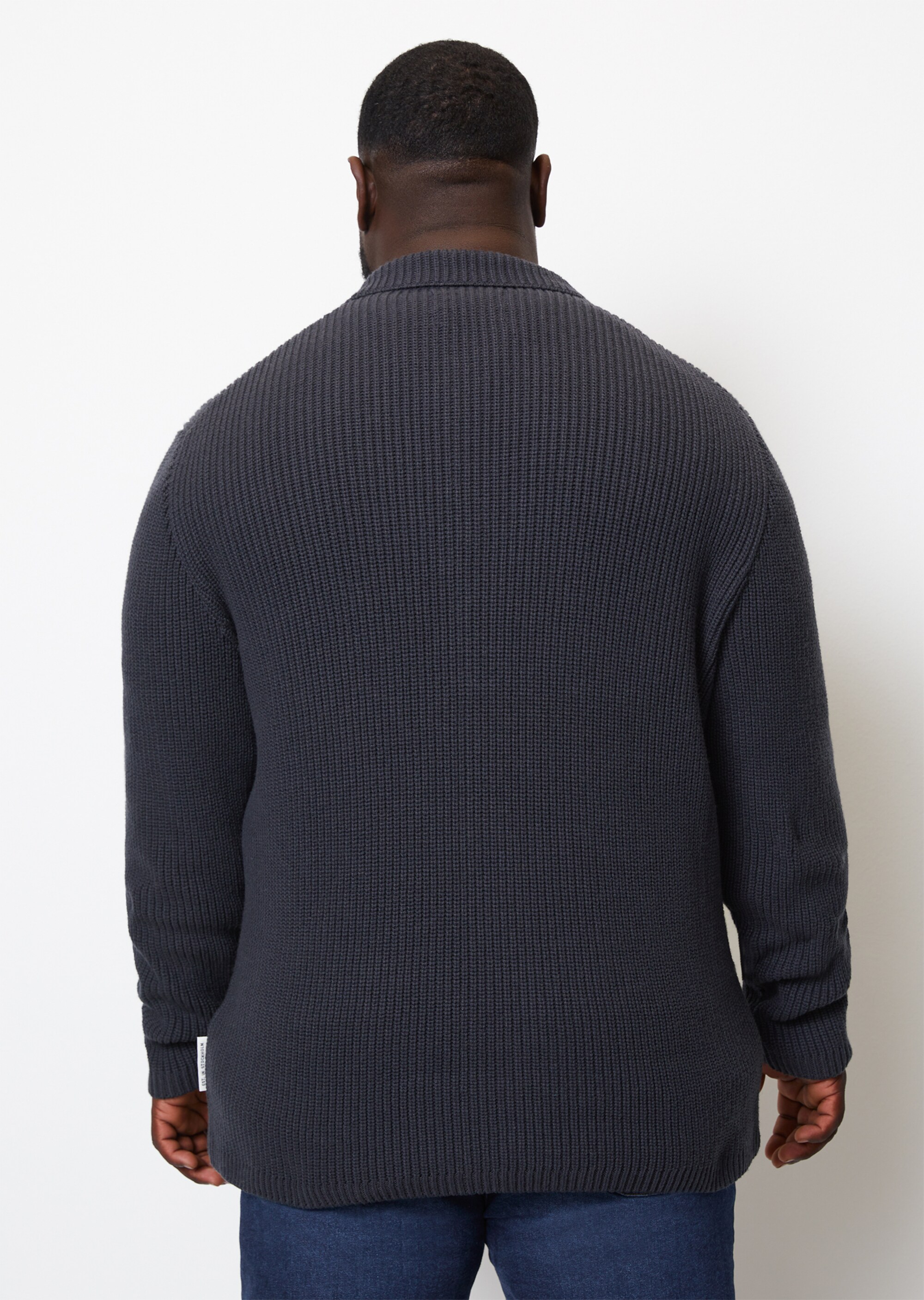 Strickblazer regular aus Bio-Baumwolle-Mix und Schurwolle
