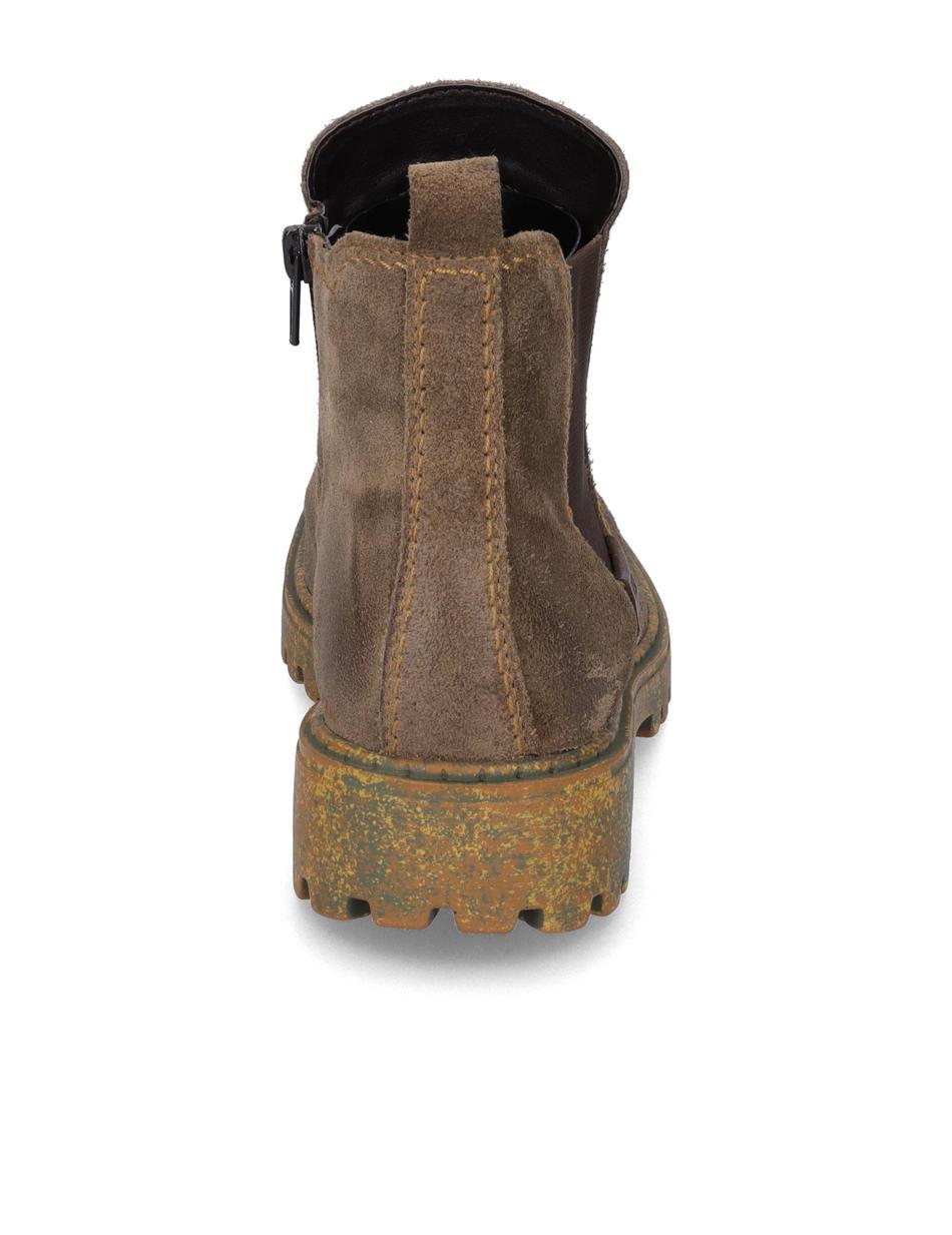 Stiefelette Marta 03, taupe-kombi