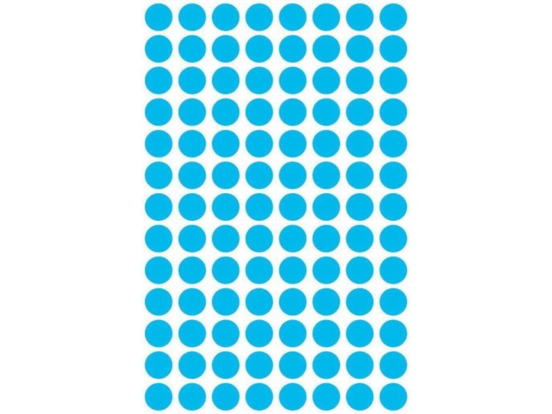 Avery Zweckform Klebepunkte 8 mm Blau Markierungspunkte Sticker