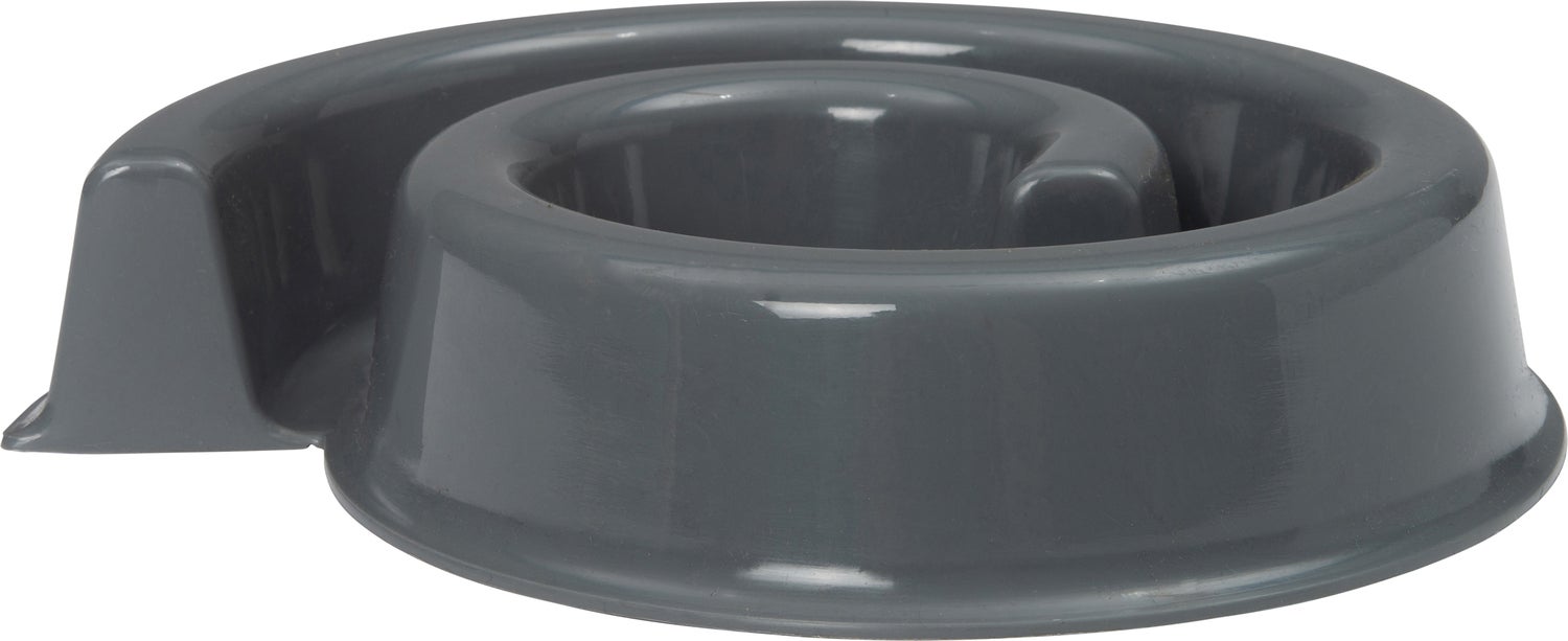 Intratuin hondenvoerbak anti-schrok grijs D 18,5 H 6 cm