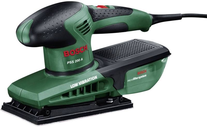 Bosch PSS 200 A Vlakschuurmachine- Op Snoer - 200 W