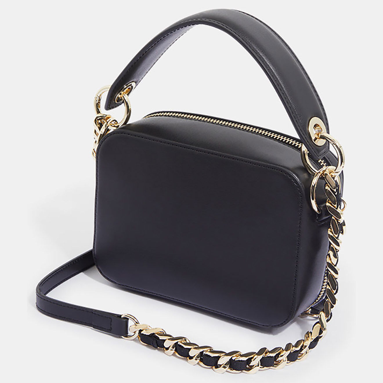 Tommy Hilfiger Mini sac à main Chic Trunk noir - 12x17x6,5 cm