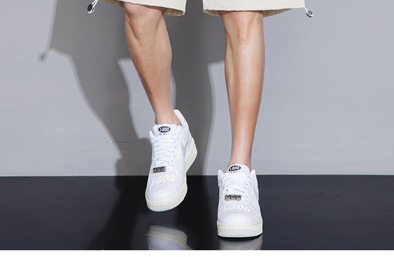 Dandyluxe - Cargoshorts met trekkoord en letterprint