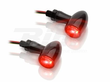 Clignotant Bihr LED V-PARTS 12V alu noir Universel