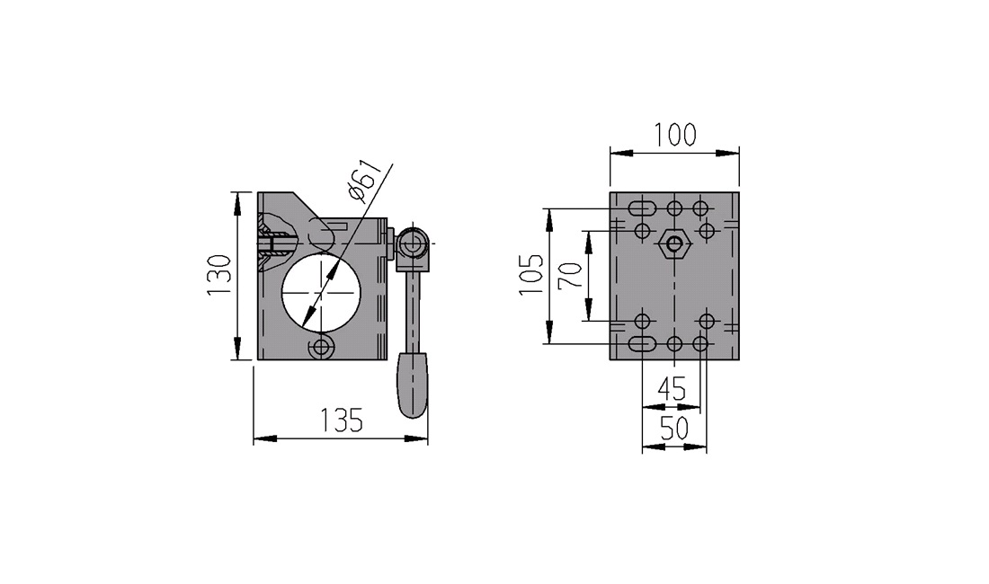 Klembøjle Ø60mm 500kg AL-KO