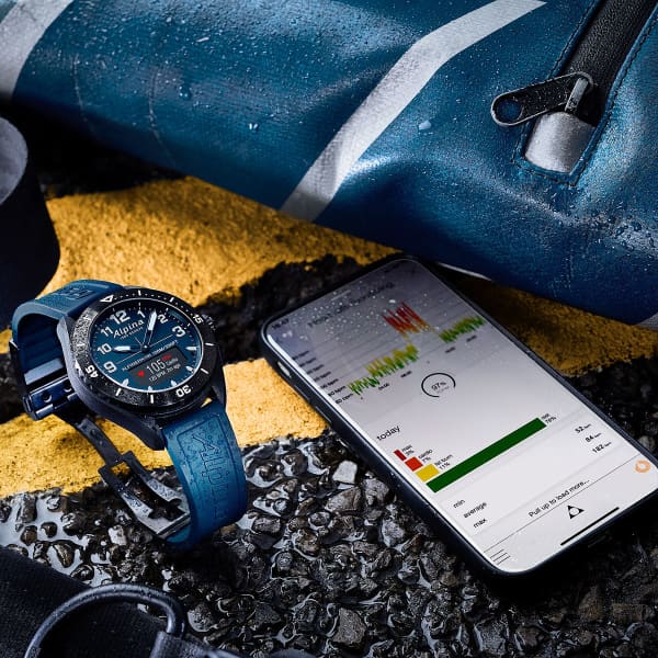 SFS197_Outdoor ALPINA WATCHES ALPINERX BLACK/BLUE